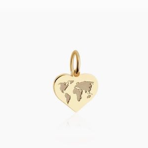 JET SET CANDY 💛 World Heart Charm Mini (NWT)